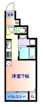 川内駅 徒歩7分 1階の物件間取画像